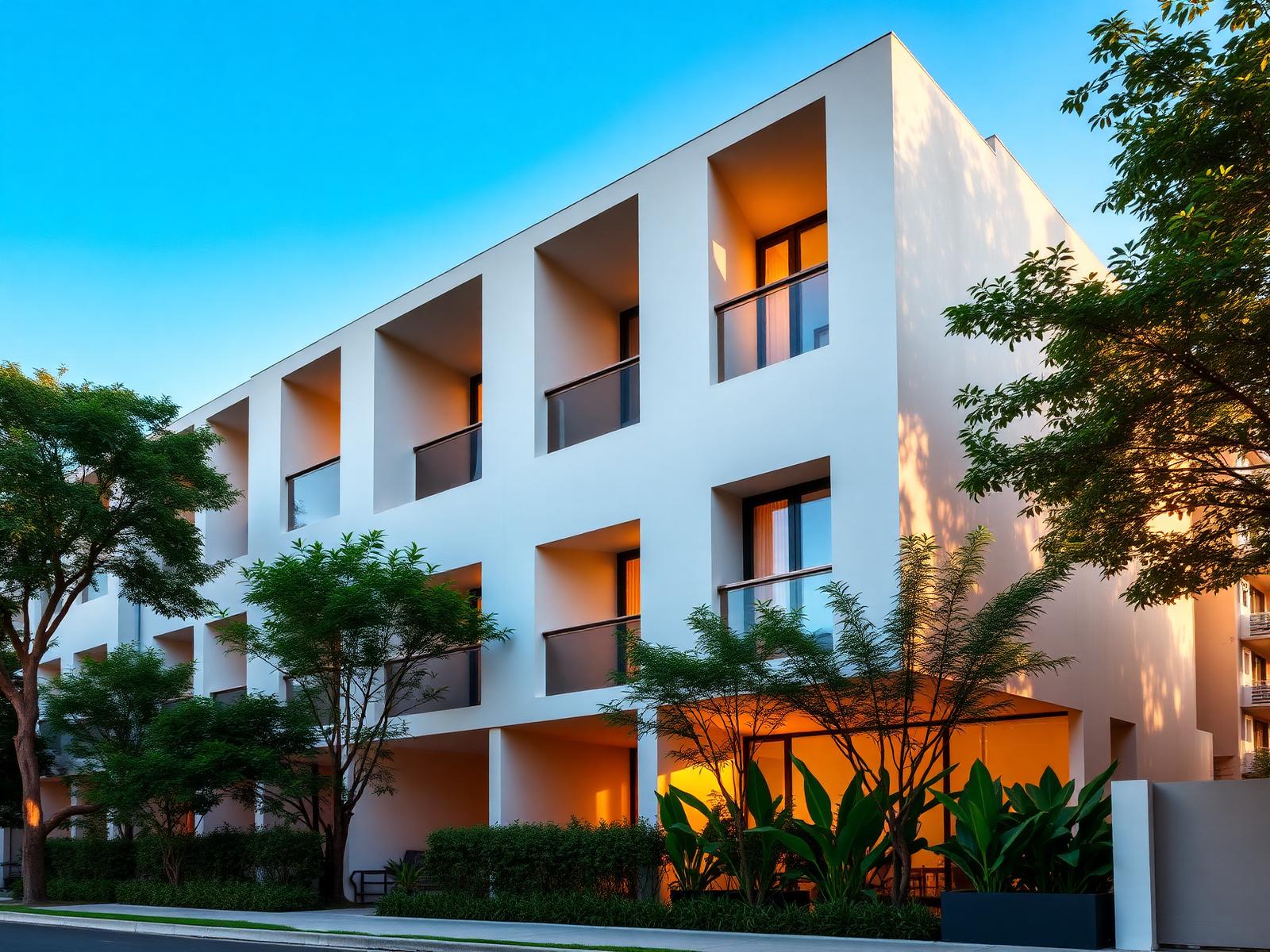 Prédio residencial moderno